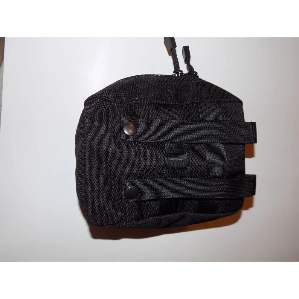 First Aid Pouch Empty Small, Tactical Molle EMT Pouch Compact (Black) - Picture 3 of 8